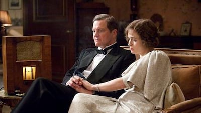Colin Firth and Helena Bonham Carter in The King’s Speech, a film whose Oscar prospects appear not to have suffered from the sacrifice of historical veracity to dramatic effect.
