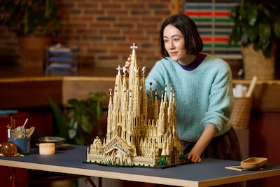 Antoni Gaudi’s unfinished Barcelona masterpiece is the latest Lego superset. Photo: The Lego Group