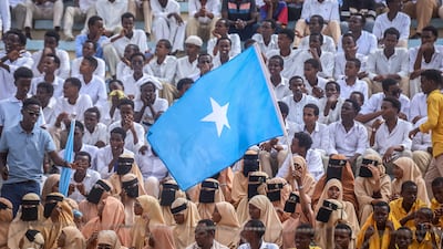A rally in Mogadishu denouncing Israel’s announcement recognising the breakaway Somaliland region. AFP