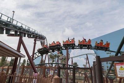 Motiongate was one of three theme parks opened by Dubai Parks and Resorts in 2016. Antonie Robertson / The National
