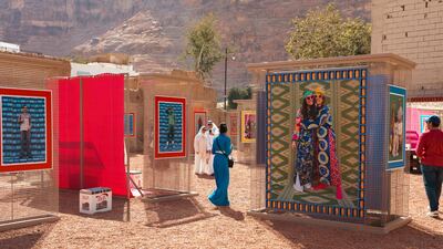 The exhibition features dozens of portraits of athletes, merchants, farmers and creatives