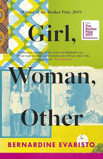 Girl, Woman, Other by author Bernardine Evaristo.