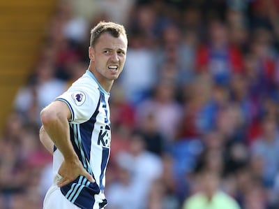Jonny Evans spent three years at West Bromwich Albion from 2015-18. AP