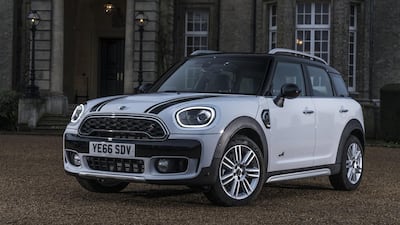 Mini Countryman, not quite as fast as its sister cars. Courtesy Mini