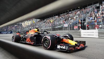 Red Bull's Daniel Ricciardo during the second practice session at thee 2018 Monaco Grand Prix. AFP