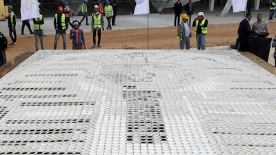 The mosaic was meant as a 'symbol of love and greeting' according to an Egyptian Ministry of Tourism and Antiques statement. Reuters