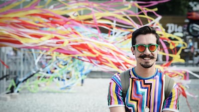 The shirt, the spectacles, the mustache - it was on the brink of going overboard, but somehow it all worked. A good advert urging guys to inject more colour to their wardrobe. Photos by Enrico Labriola / Pitti Immagine