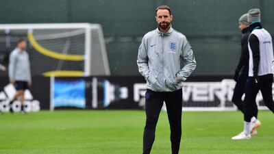 England's coach Gareth Southgate. AFP
