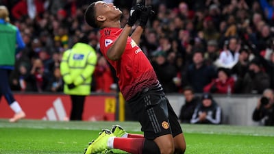 Centre forward: Anthony Martial (Manchester United) – Tormented Everton, winning a penalty, scoring a stunning goal and playing as well as he has at any point in his United career. Getty Images