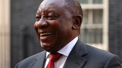 South African president Cyril Ramaphosa during his visit to Saudi Arabia explored partnerships in energy and infrastructure. REUTERS