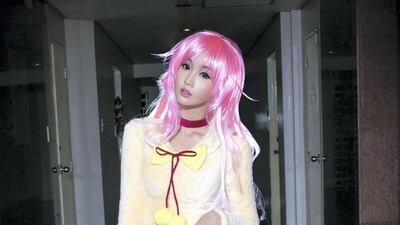 Alodia Gosiengfiao as Neko from the K anime and manga series. Courtesy Middle East Film & Comic Con
