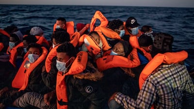 EU border agency Frontex was accused of complicity in the illegal turning back of migrants. AP