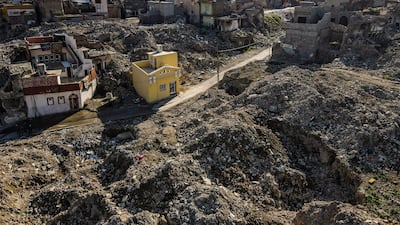 Mosul has remained devastated since the battles to oust ISIS in 2017. AFP