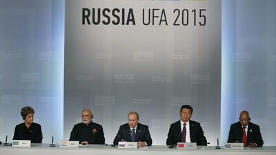 Readers weigh in on the long-term economic goals of the Brics countries. Sergei Ilnitsky / EPA