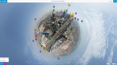 A total of 500,000 individual photographs were needed to create the still and time-lapse panoramas. Courtesy Dubai360