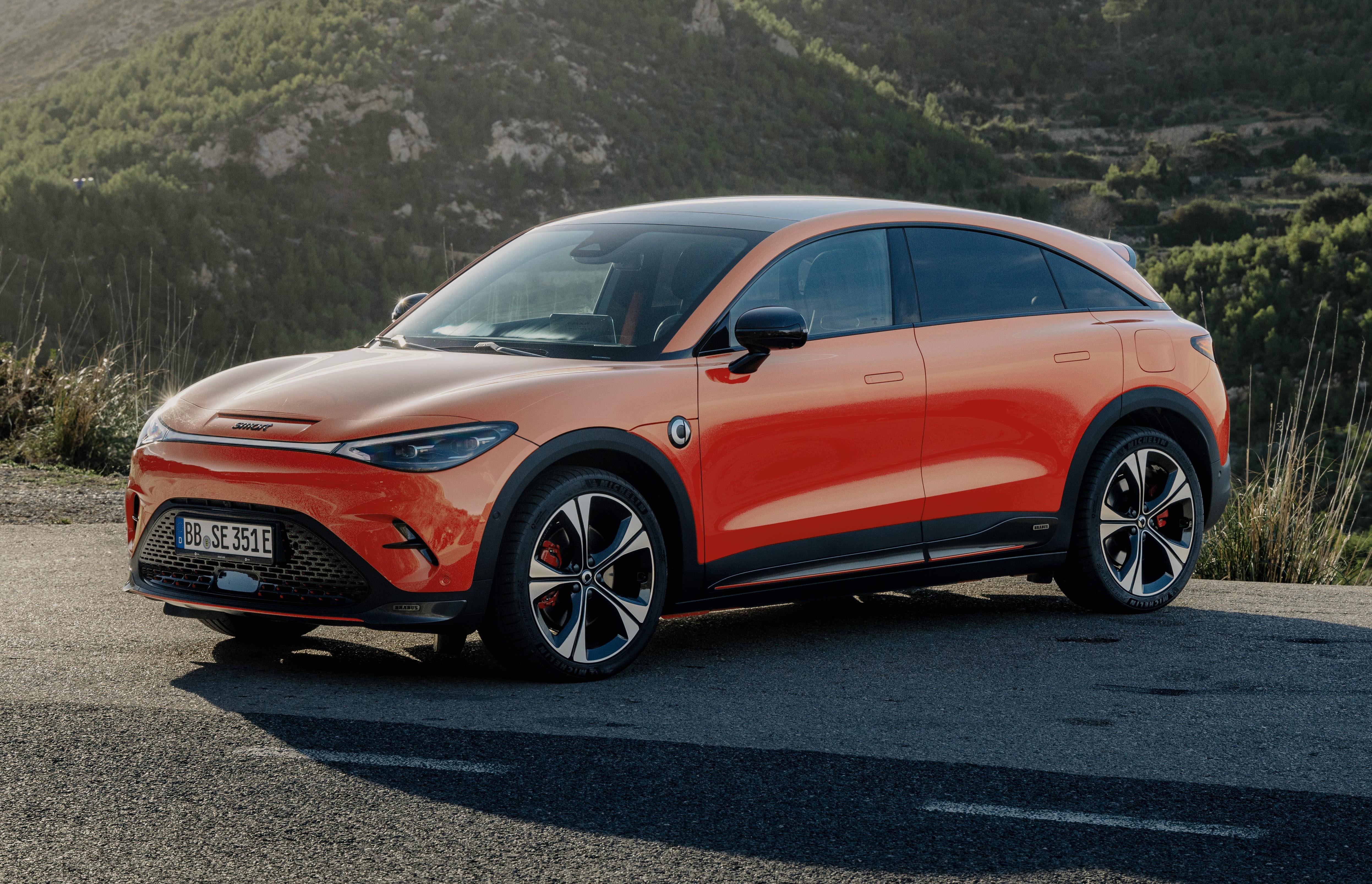 The Smart #3 combines sporty performance with a claimed driving range of 430km. Photo: Smart