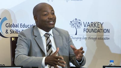 Former West Indies cricketer Brian Lara at an event in Dubai on March 24, 2019. Lara was on Tuesday admitted to a Mumbai hospital complaining of chest pains. Leslie Pableo for The National