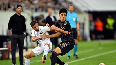Takherio Tomiyasu 8: Looked very confident and will have benefitted from playing 90 minutes. Did not put a foot wrong all night and really impressed. Impressive performance. AP