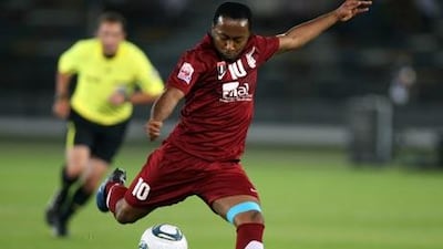 Ismail Matar is one of seven members of Al Wahda’s squad away with the UAE team.