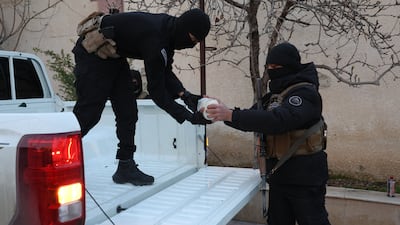 Three men were arrested and a 'highly professional' car bomb discovered in Damascus. Photo: Syrian Ministry of Interior