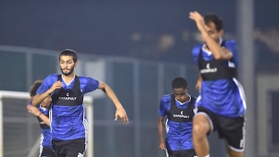 Photos of the training of the first national team in the camp of Malaysia. Courtesy UAE FA
