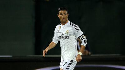 Cristiano Ronaldo of Real Madrid. Satish Kumar / The National