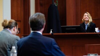 Actor Amber Heard testified that the beginning of her relationship with Johnny was 'magical'. AP