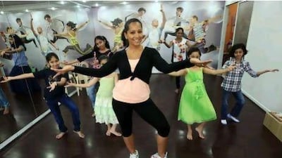 This summer, actress Meghna Naidu will open a dance academy in Dubai that will teach Bollywood dancing to children and adults. Satish Kumar / The National
