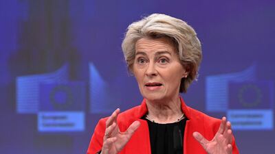 President of the European Commission Ursula von der Leyen. AFP
