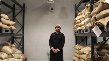 Mohamad Merhi, co-founder of Cypher Urban Roastery in Dubai. Photo: Cypher Urban Roastery