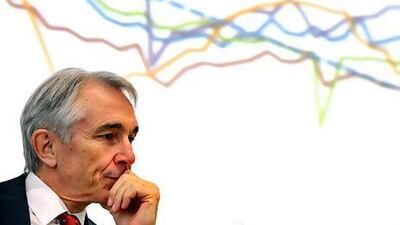 Tony Tyler, Iata's director general and chief executive, says the airline industry has returned a collective loss every time GDP growth has fallen below 2 per cent. Fabrice Coffrini / AFP