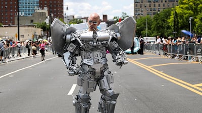A participant in costume at the 37th Annual Mermaid Parade In the Coney Island section of Brooklyn in New York, U.S., June 22, 2019. Photo: Reuters