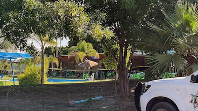 A resort in Cortazar in central Mexico where seven people were murdered. EPA