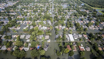 Flooding during Hurricane Harvey impacted huge areas of Texas. EPA/Staff Sgt. Daniel Martinez