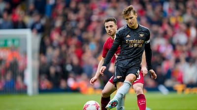 Martin Odegaard - 5. One of Odegaard’s more disappointing displays this season, with the Norway international not able to influence the game as well as he normally does. AP