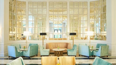 The Crystal Lobby Lounge. Courtesy Fairmont Amman