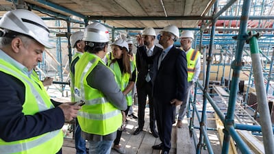 Amr Al Bawab, chief construction officer of Ciel, during the hard-hat tour