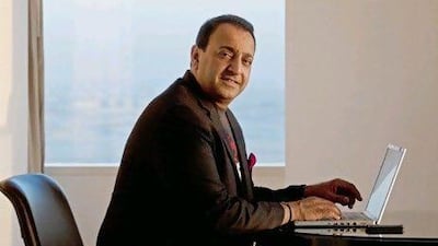 The former TV and radio presenter Rizwan Khan. Jeff Topping / The National