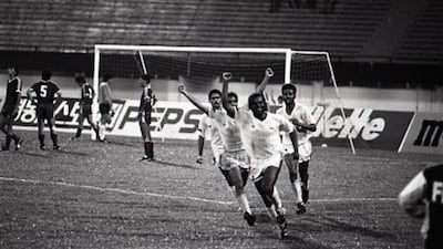 The UAE failed to win a match in the 1990 World Cup finals in Italy, but they did score a goal against the eventual champions, West Germany. Image Nation.