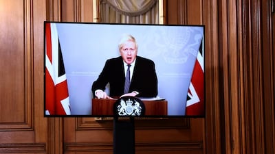Prime Minister Boris Johnson announces lockdown will end on December 2. Getty Images