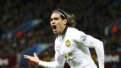 Radamel Falcao has scored three times in 12 Premier League matches this season for Manchester United. Darren Staples / Reuters