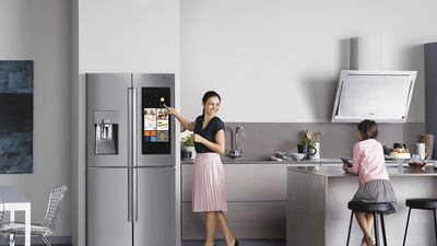 Smart kitchen. Courtesy Samsung
