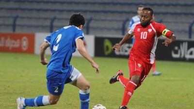 Ismail Matar scored the match-winner for UAE in a hard-fought game at the Al Nasr stadium.