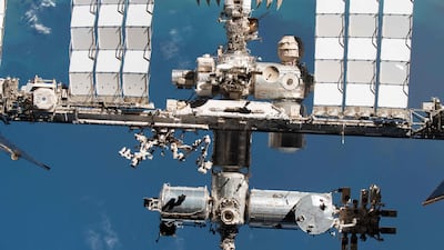 The International Space Station's US segment and portions of the Russian segment. Fractures in the Zvezda service module have been a continuing concern, says Nasa. AFP