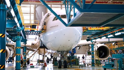 European planemaker Airbus will not complete the fixing of the A320neo engine until November at the earliest, according to Lufthansa chief executive Carsten Spohr. Paulo Vecina / The National