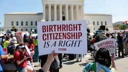 The US Supreme Court is hearing a case that will decide who has the right to be called an American. AFP