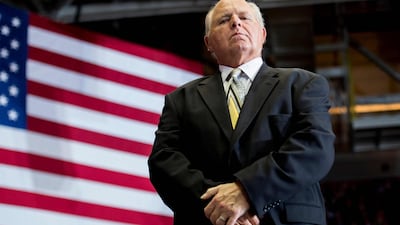 Rush Limbaugh was one of the most influential conservative political commentators in American history. AP