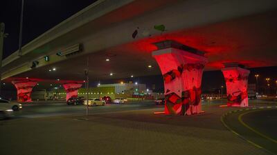 Roads and bridges in Sharjah