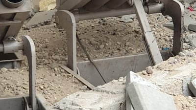 Katyusha rocket launchers found by the Iraqi Army, are seen in Umm al-Izam. REUTERS