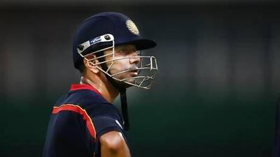 Rahul Dravid, a member of the Marylebone Cricket Club team, says he has not picked up a cricket bat much since finishing play in the Indian Premier League.